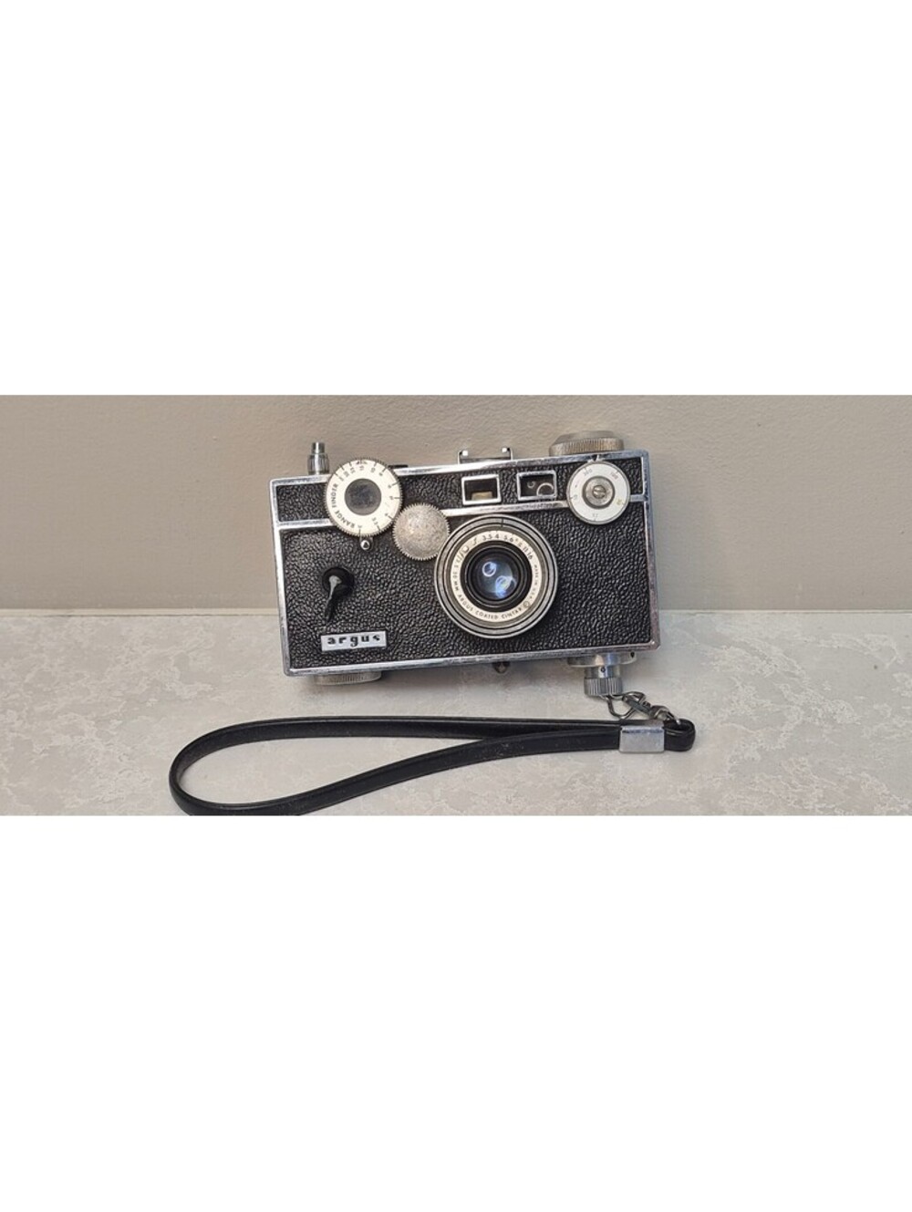 Vintage 1957 Argus C3 35mm Rangefinder Film Camera The Brick - USA Made